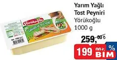YÖRÜKOĞLU YARIM YAĞLI TOST PEYNİRİ 1000 G